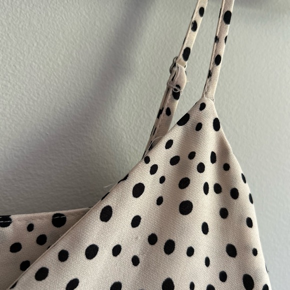 Mystree Dresses & Skirts - Tiered polka dot spaghetti strap dress by Mystree.